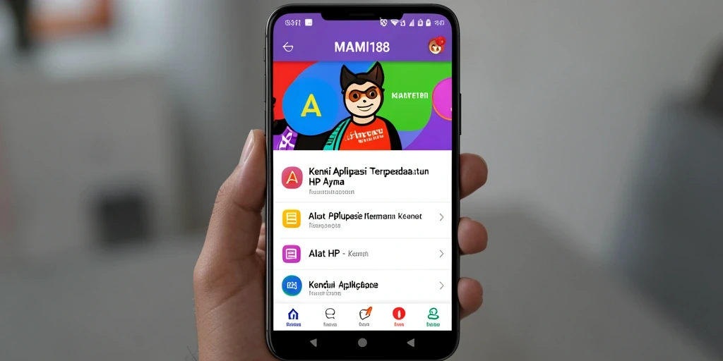 Tampilan antarmuka MAMI188 yang sederhana dan efisien.