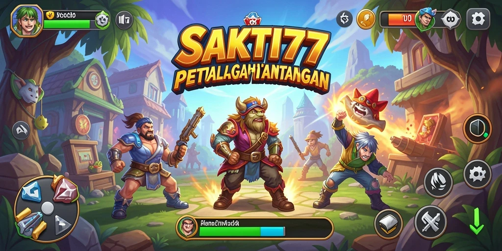 Tampilan antarmuka menarik dari game Arcade SAKTI77.