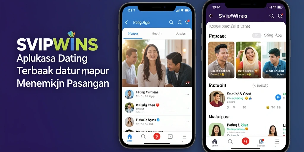 Antarmuka user-friendly SVIPWINS untuk pencarian pasangan.