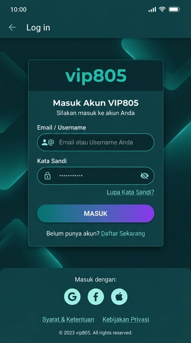 Masuk Akun vip805 untuk Pengguna Android